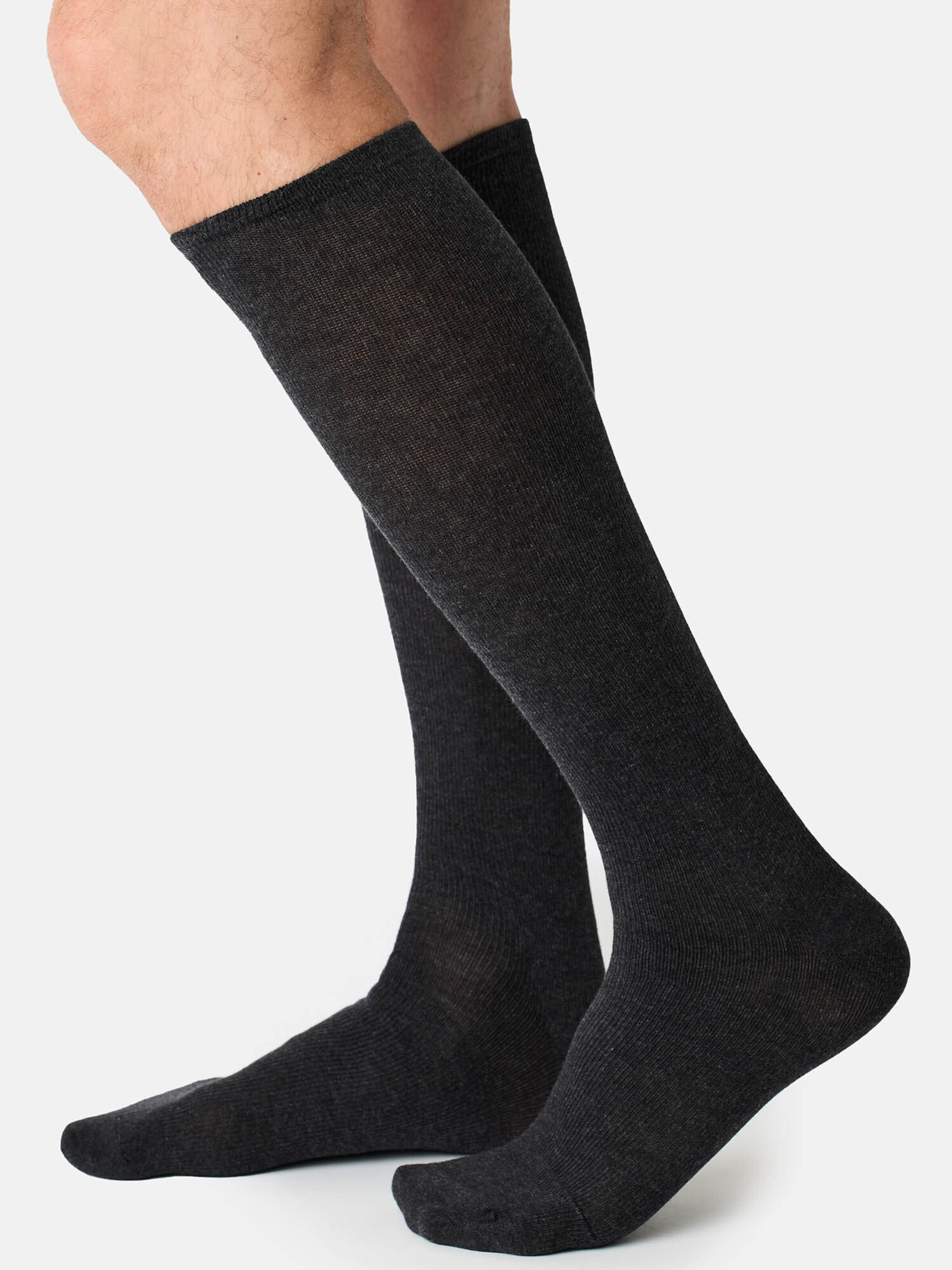 Nur Die Kniekousen ' Fit & Vital ohne Einschneiden ' in Grijs