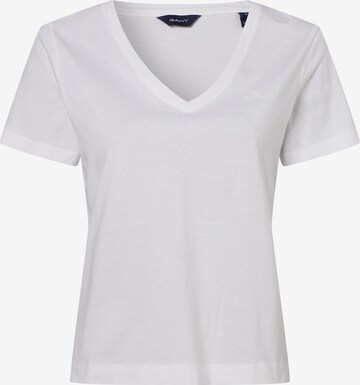 T-shirt GANT en blanc : devant