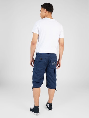 CAMP DAVID Regular Cargo Pants 'North Sea Trail' in Blue