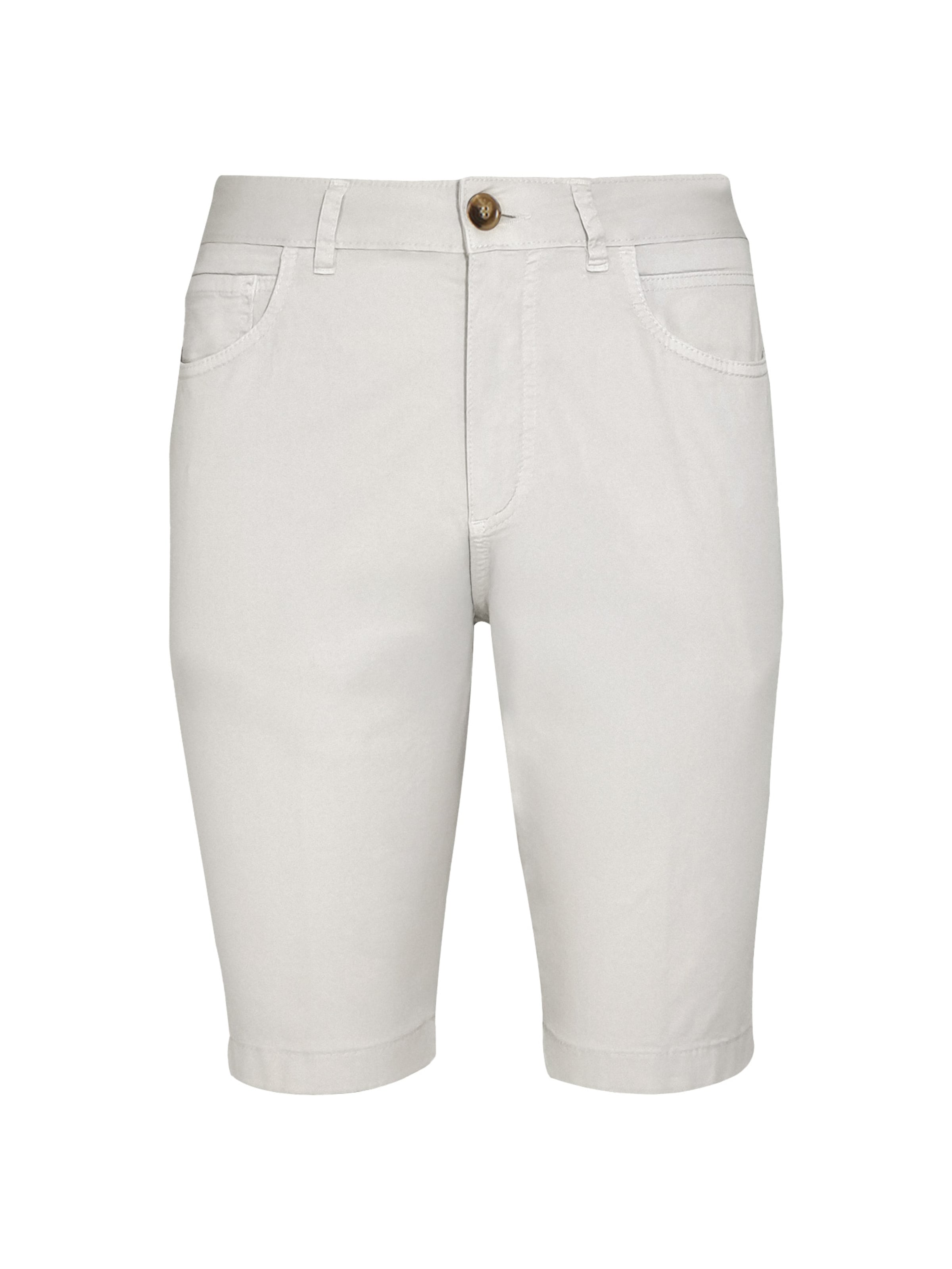 Organication Shorts in Weiß: Vorderseite