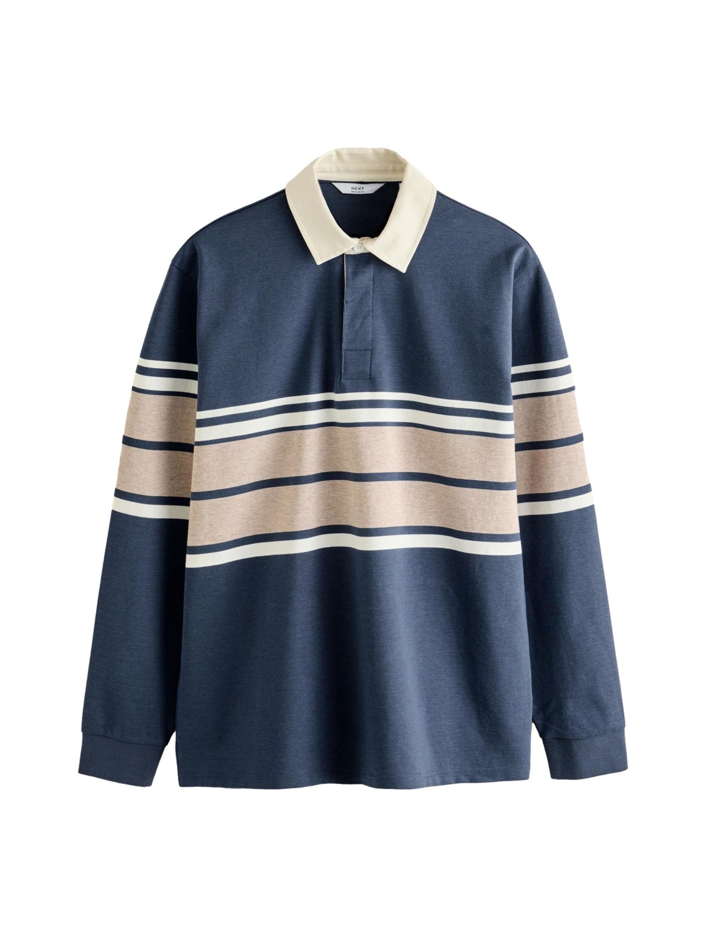 Next Shirt in Blue: front