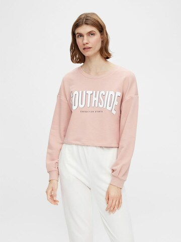 Sweat-shirt PIECES en rose