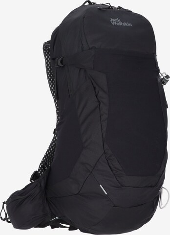JACK WOLFSKIN Sports Backpack 'Crosstrail 22' in Black