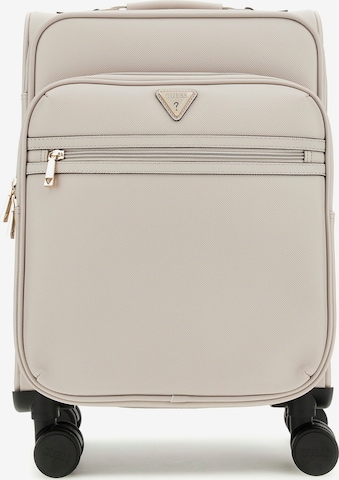 GUESS Чемодан на колесиках 'NOROM' в Бежевый: спереди