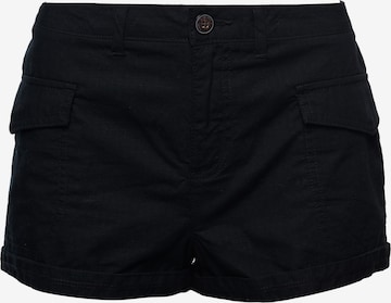 Superdry Skinny Shorts in Schwarz: predná strana