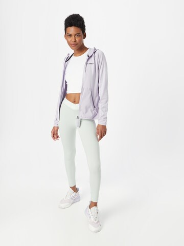 ADIDAS TERREX Skinny Athletic Fleece Jacket in Purple