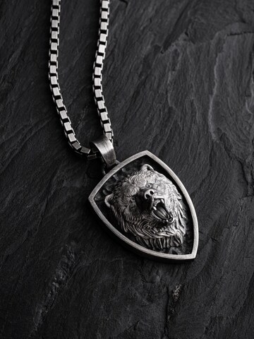 REYTEL Pendant 'BEARS ROAR' in Silver