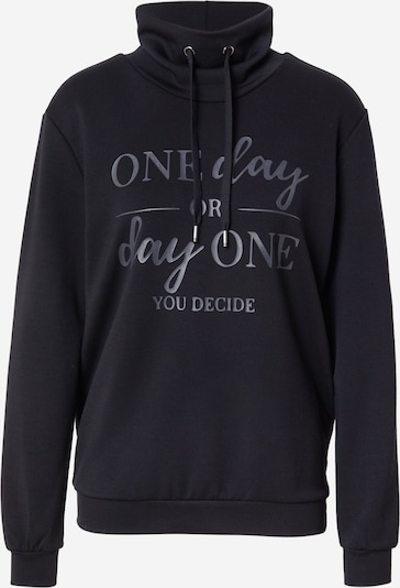 Megztinis be užsegimo 'BANU 256' iš Soyaconcept, spalva – pilka / juoda, Prekių apžvalga