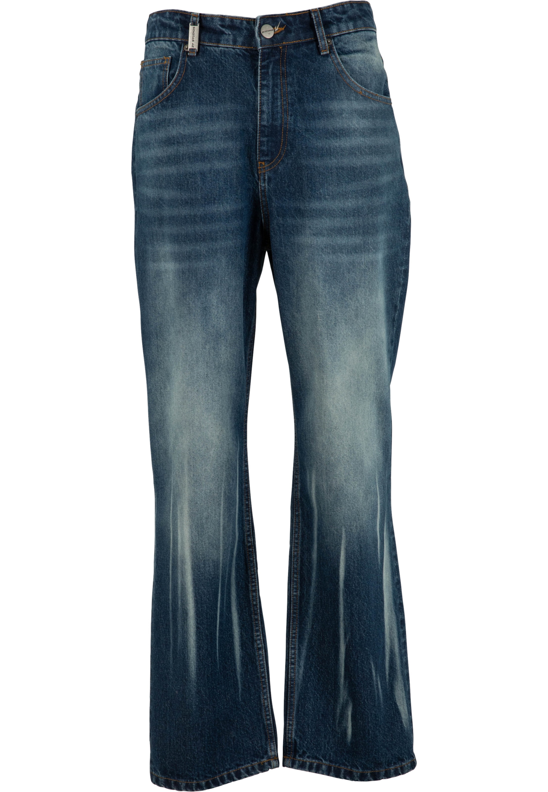 2Y Studios Rozkloszowany krój Jeansy w kolorze niebieski: przód