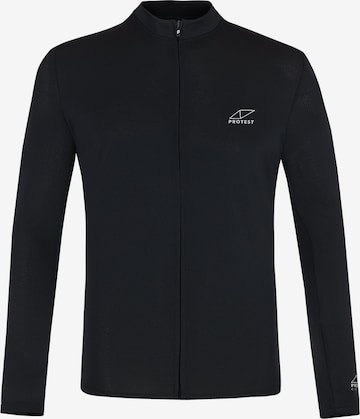 PROTEST Funktionsshirt 'PRTBRASVEL' in Schwarz: Vorderseite