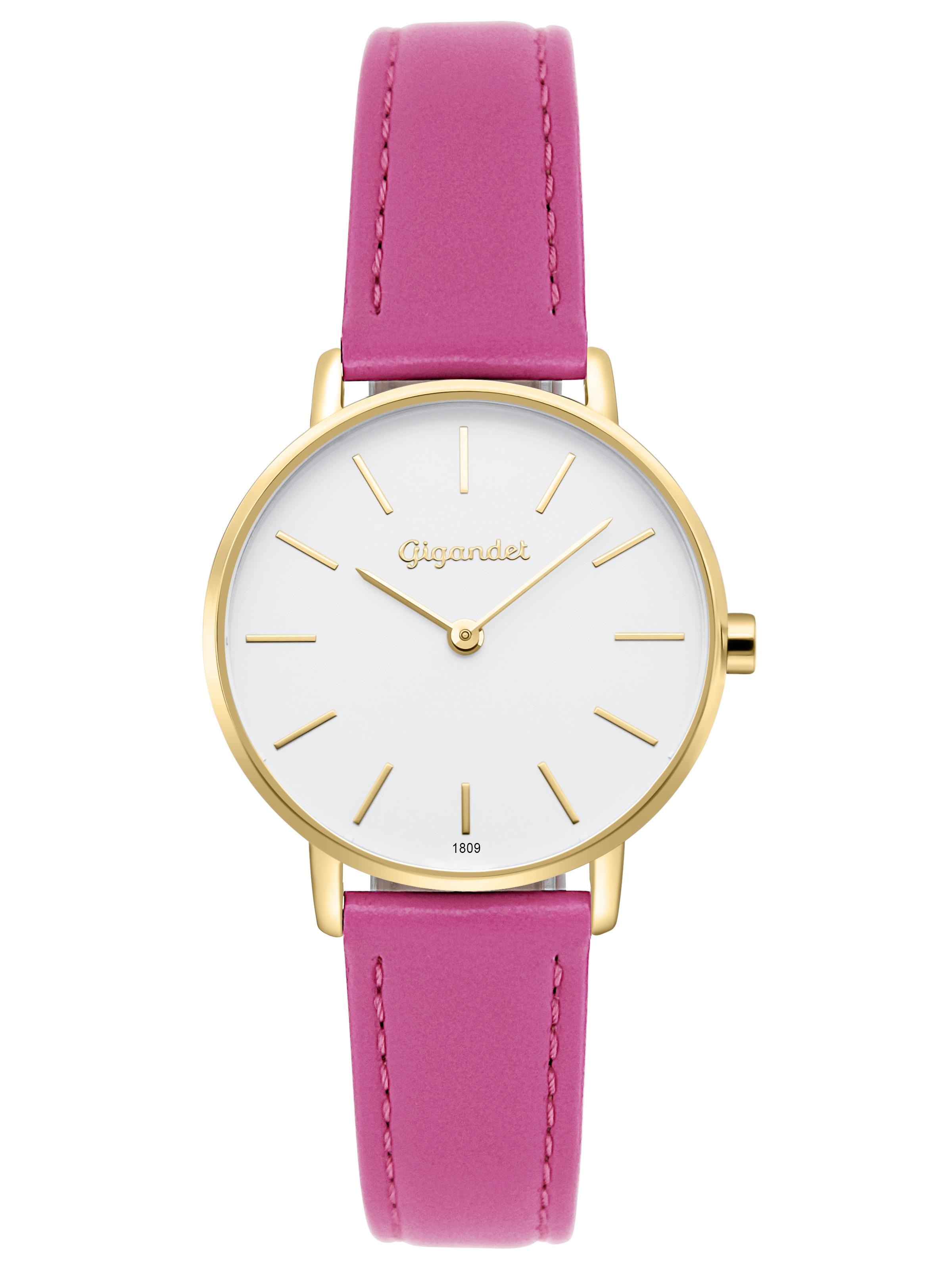 Gigandet Analoguhr 'MINIMALISM' in Gold: Vorderseite