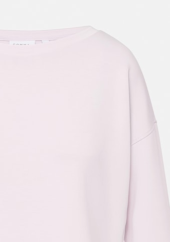 Sweat-shirt comma casual identity en rose