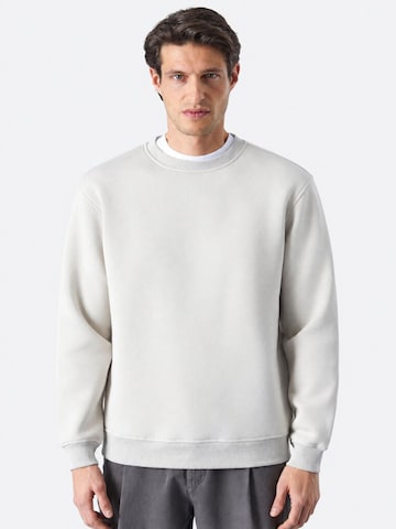 Sweat-shirt 'Sweatshirts' Grimelange en blanc : devant