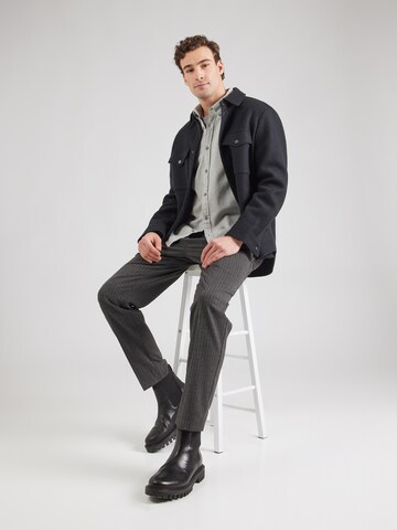Abercrombie & Fitch Regular Fit Hemd in Grau
