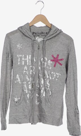 Frogbox Sweatshirt & Zip-Up Hoodie in L in Grey: front