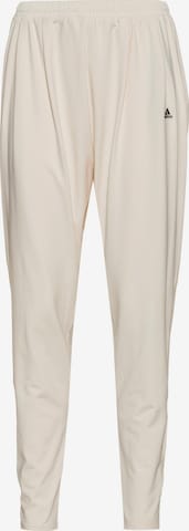 ADIDAS SPORTSWEAR Regular Workout Pants in White: front