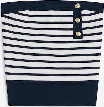 Tops en tricot Tommy Jeans en bleu : devant