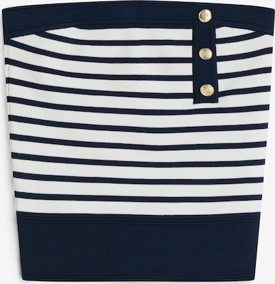 Tommy Jeans Neuletoppi koossa XS värissä tummansininen / valkoinen, Tuotenäkymä
