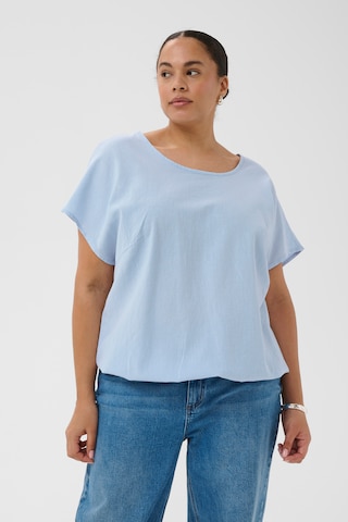 KAFFE CURVE - Blusa 'KCnana' en azul