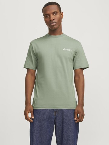 JACK & JONES Bluser & t-shirts 'JJBeau' i grøn: forside