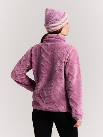 PROTEST Fleece jas 'PRTFinta' in Lila