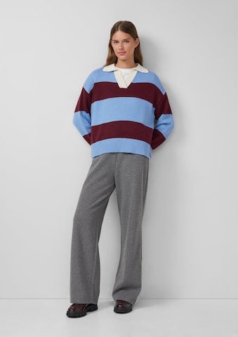 Wide Leg Pantalon s.Oliver en gris