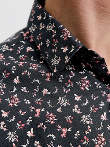 JACK & JONES Regular Fit Hemd in Schwarz
