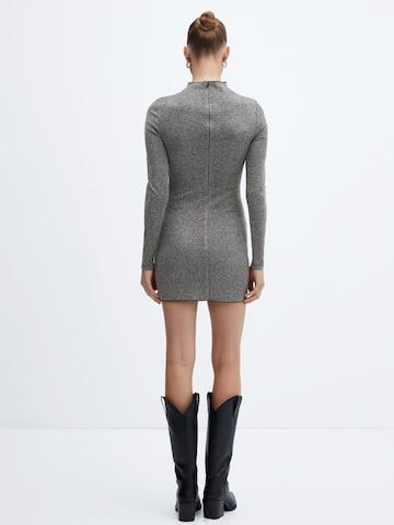 MANGO Knitted dress 'LARISSA' in Grey