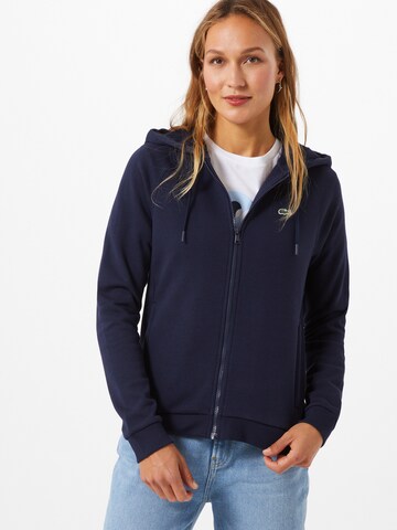 LACOSTE Sweatvest in Blauw: voorkant