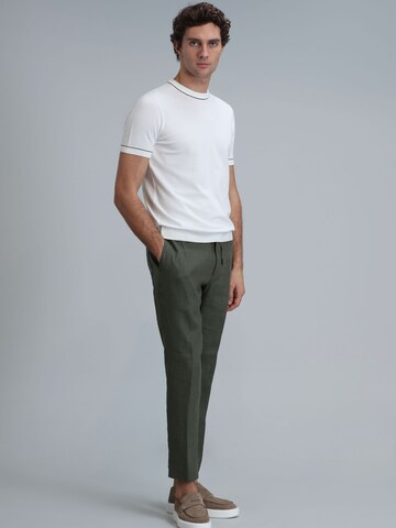 Lufian Slim fit Chino trousers 'KARL' in Green