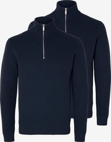 SELECTED Sweater 'Dane' in Blue: front