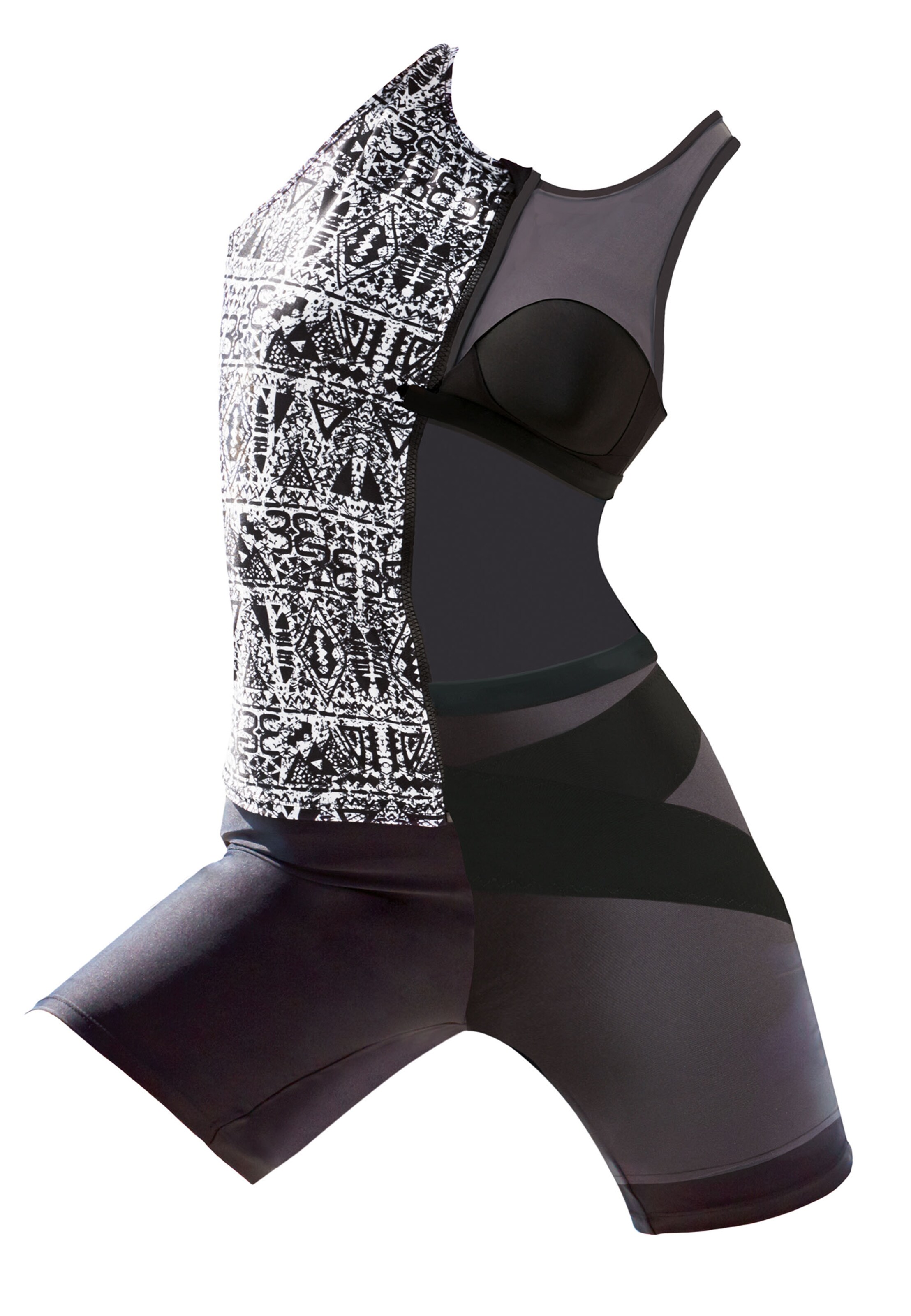 BECO the world of aquasports High neck Tankini top 'BEsuit Racerback' in Black