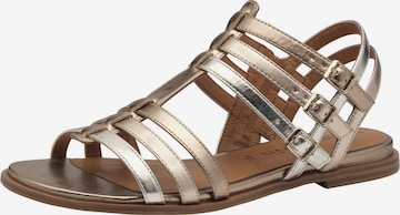 Sandales à lanières Tamaris en bronze : devant