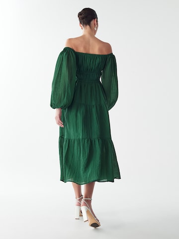 Willa - Vestido 'Burnese' en verde: atrás