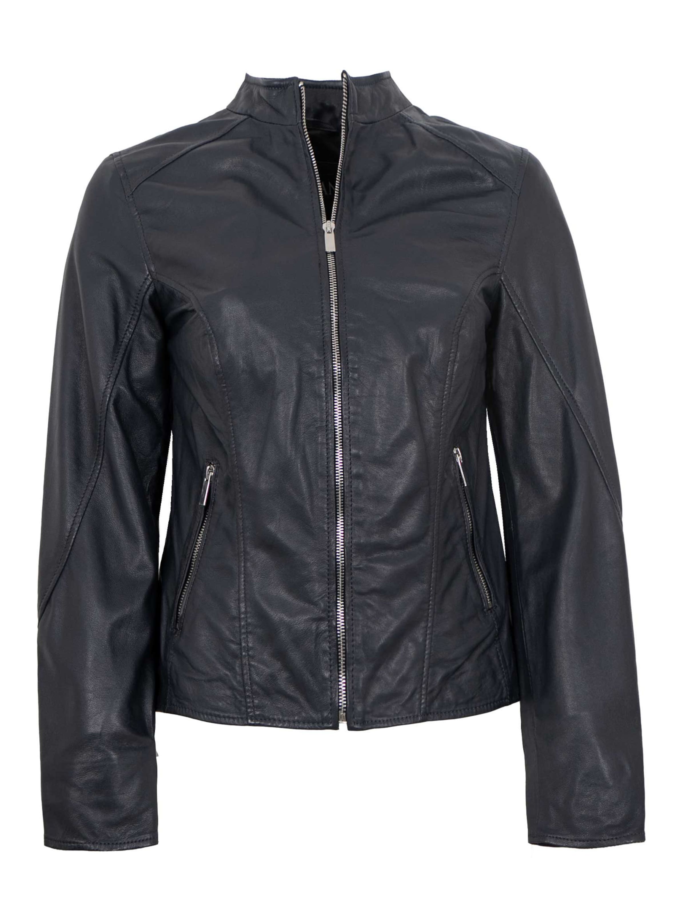 Jilani Between-Season Jacket 'Fulya' in Blue: front