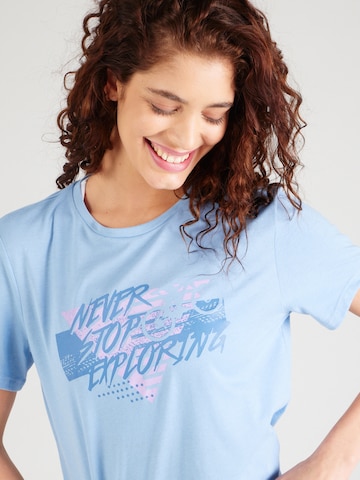 THE NORTH FACE T-Shirt 'FOUNDATION TRACES ' in Blau