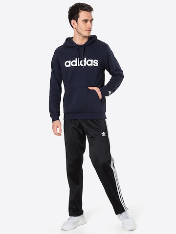 ADIDAS SPORTSWEAR Sport sweatshirt 'Essentials French Terry Linear Logo' i blå