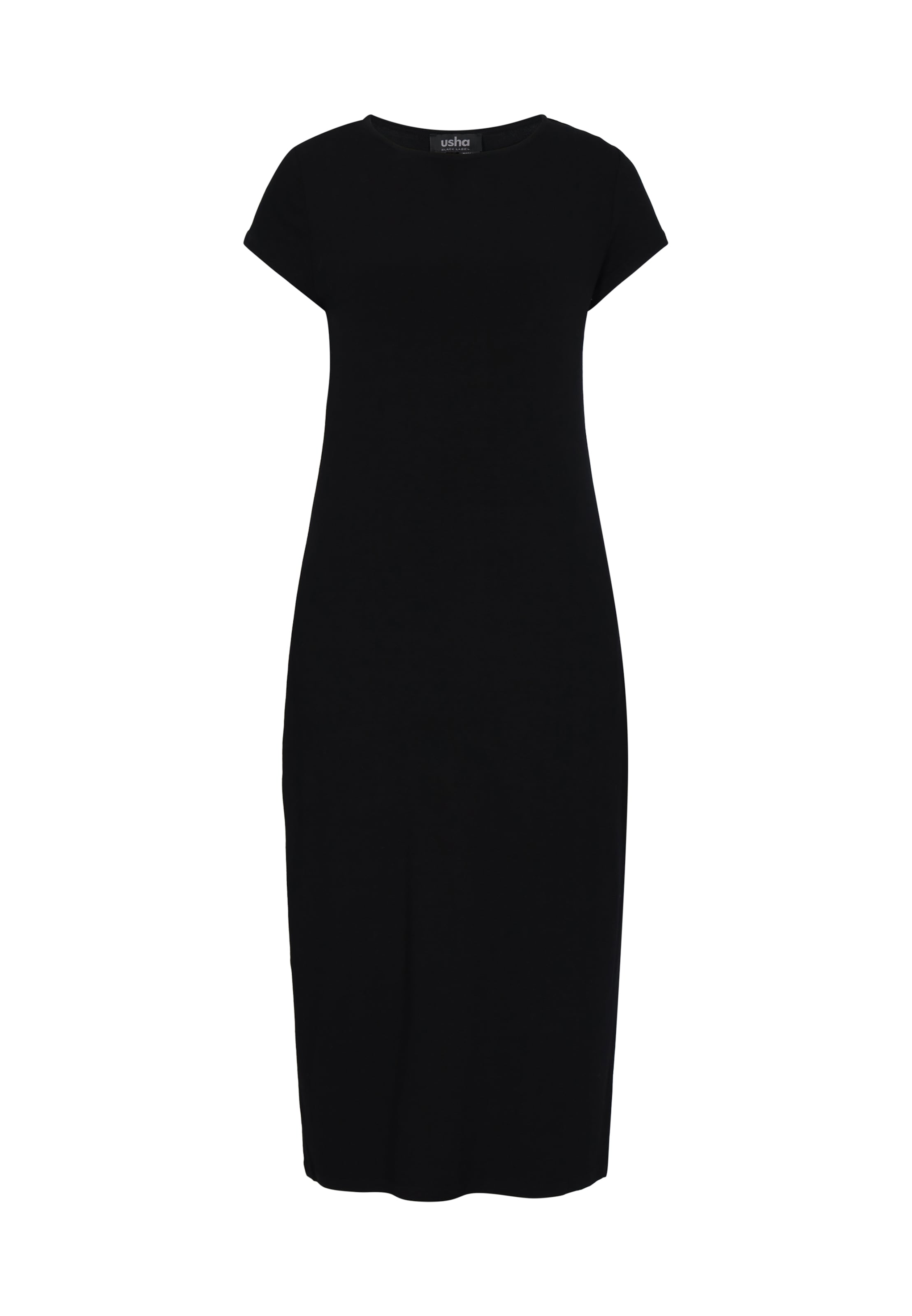 Robe usha BLACK LABEL en noir : devant