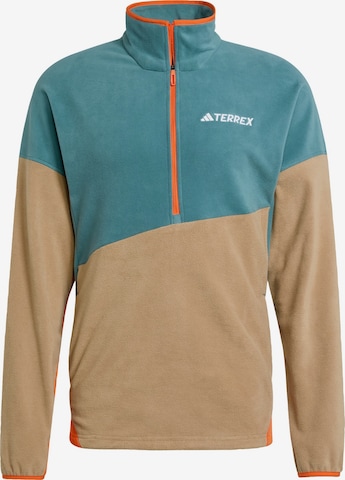 ADIDAS TERREX - Jersey deportivo 'Multi Climawarm Fleece' en verde: frente