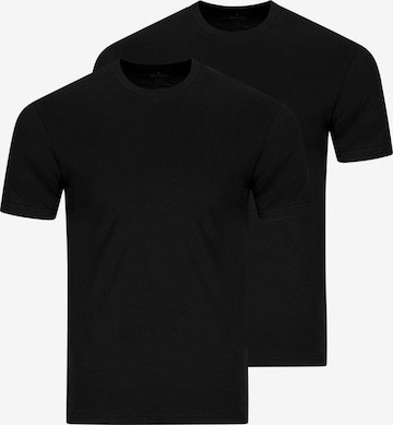 Ragman Unterhemd 'Basic' in Schwarz: Vorderseite