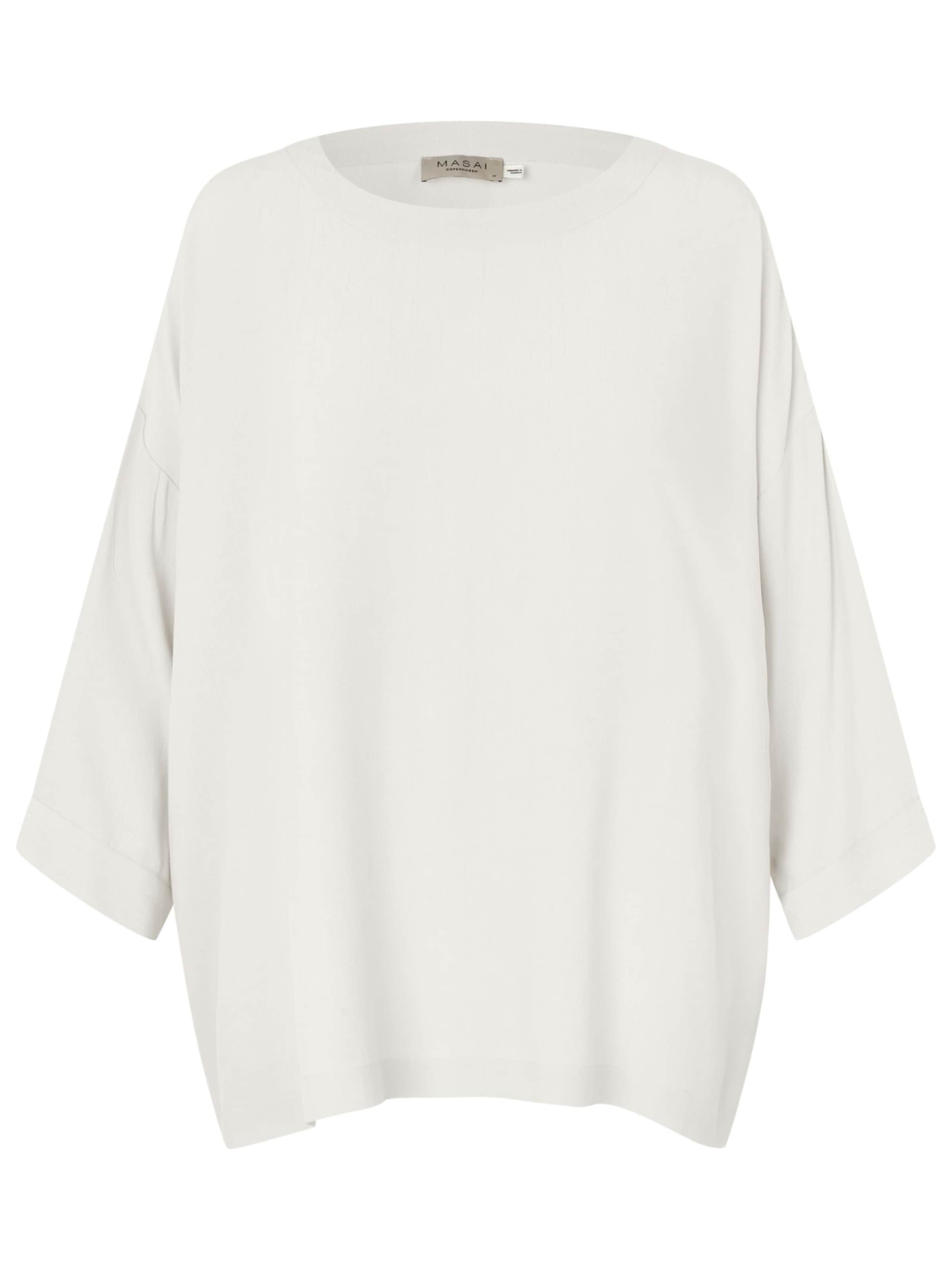 Masai T-shirt oversize 'MaBecca' en blanc, Vue avec produit
