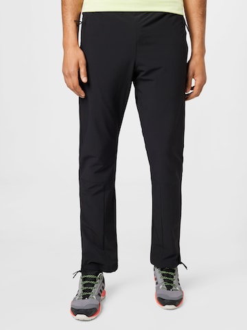 ADIDAS SPORTSWEAR Regular Trousers in Black: front