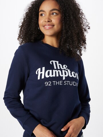 92 The Studio Sweatshirt 'The Hamptons' in Blau