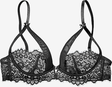 Balconnet Soutien-gorge JETTE en noir : devant