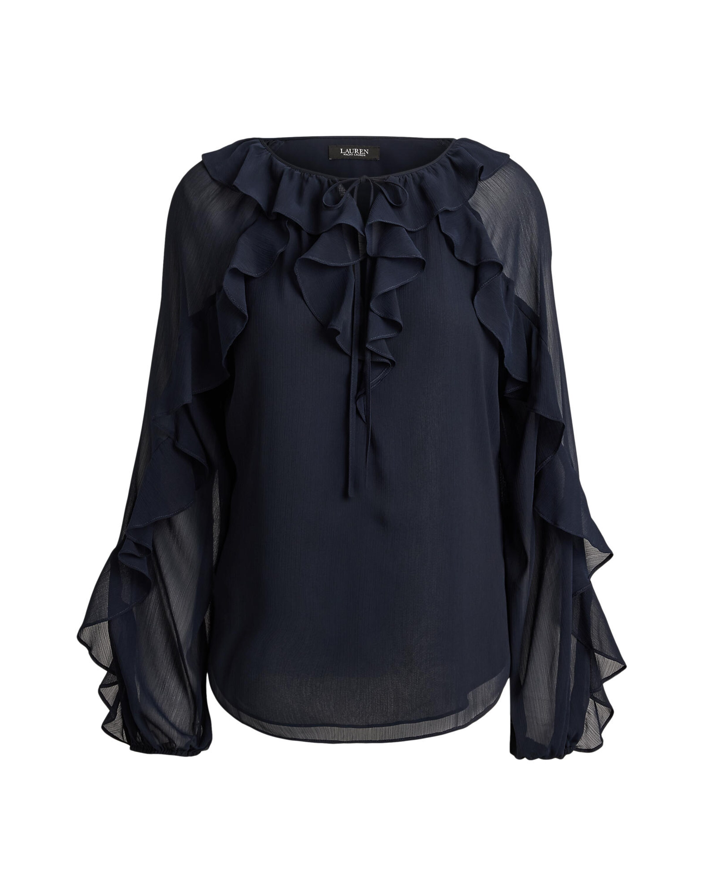 Lauren Ralph Lauren - Blusa em azul: frente