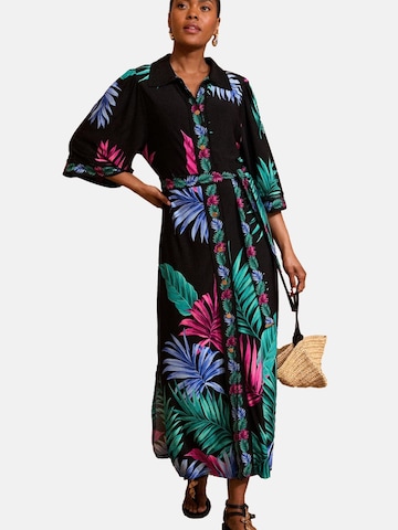 love & roses Blousejurk in Zwart: voorkant