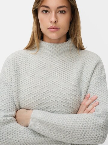 CAMEL ACTIVE Strickpullover mit überschnittenen Schultern in Grün