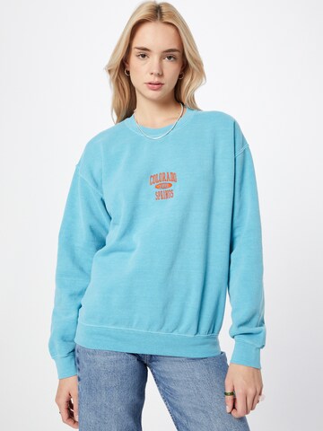 BDG Urban Outfitters Sweatshirt in Blue: front