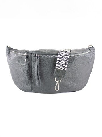 lePelou Gürteltasche 'VENEZIA' in Grau: Vorderseite