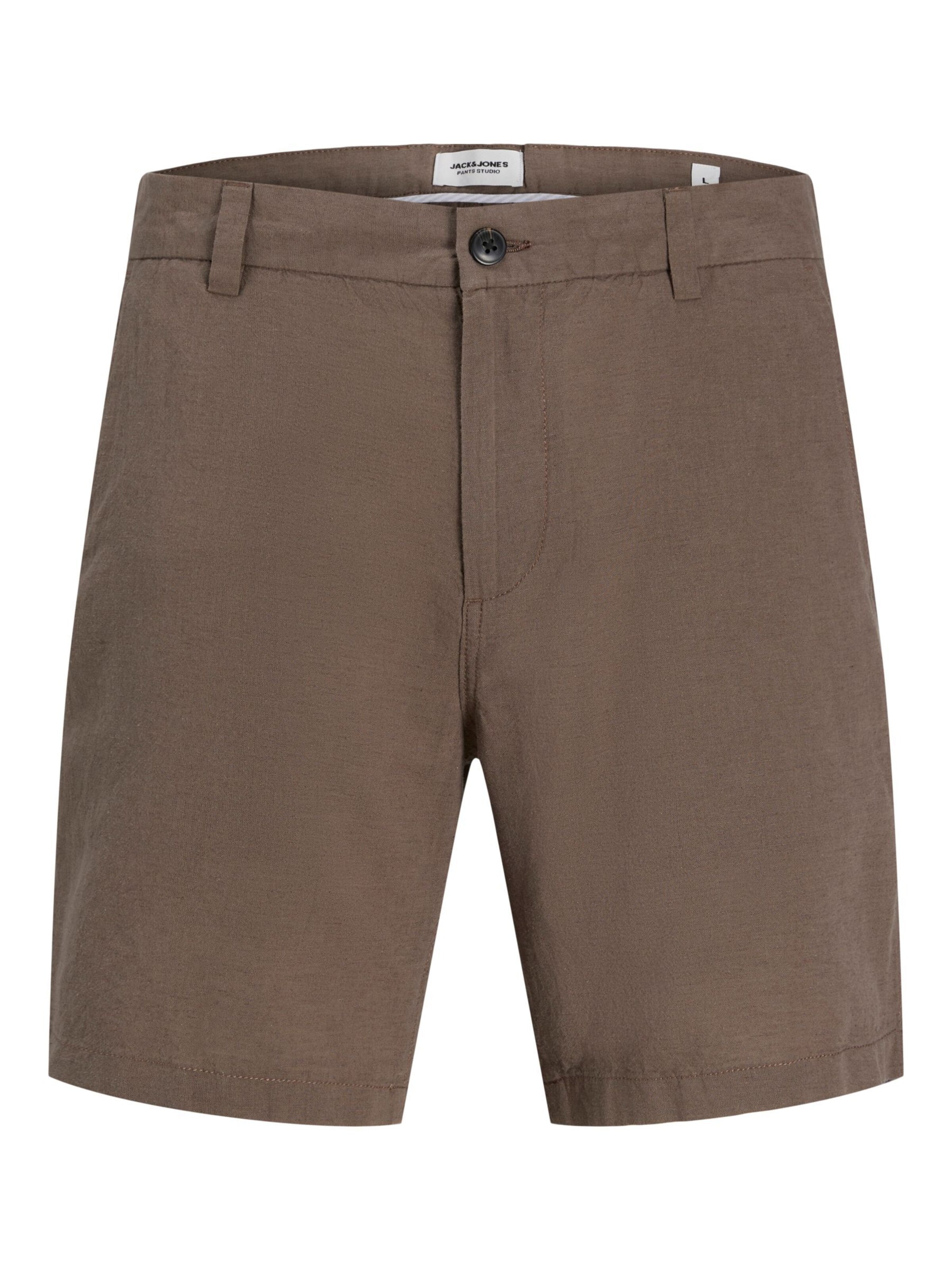Pantalon chino 'JJPSTAce JJSummer' JACK & JONES en marron : devant